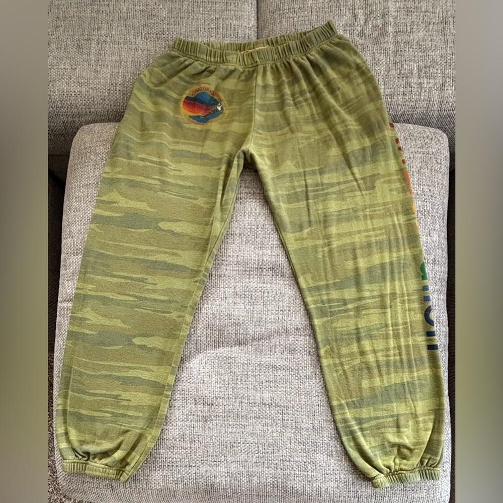 Aviator Nation 🌈 Aspen Skier Camo Sweatpants with Pockets Unisex Size XXL